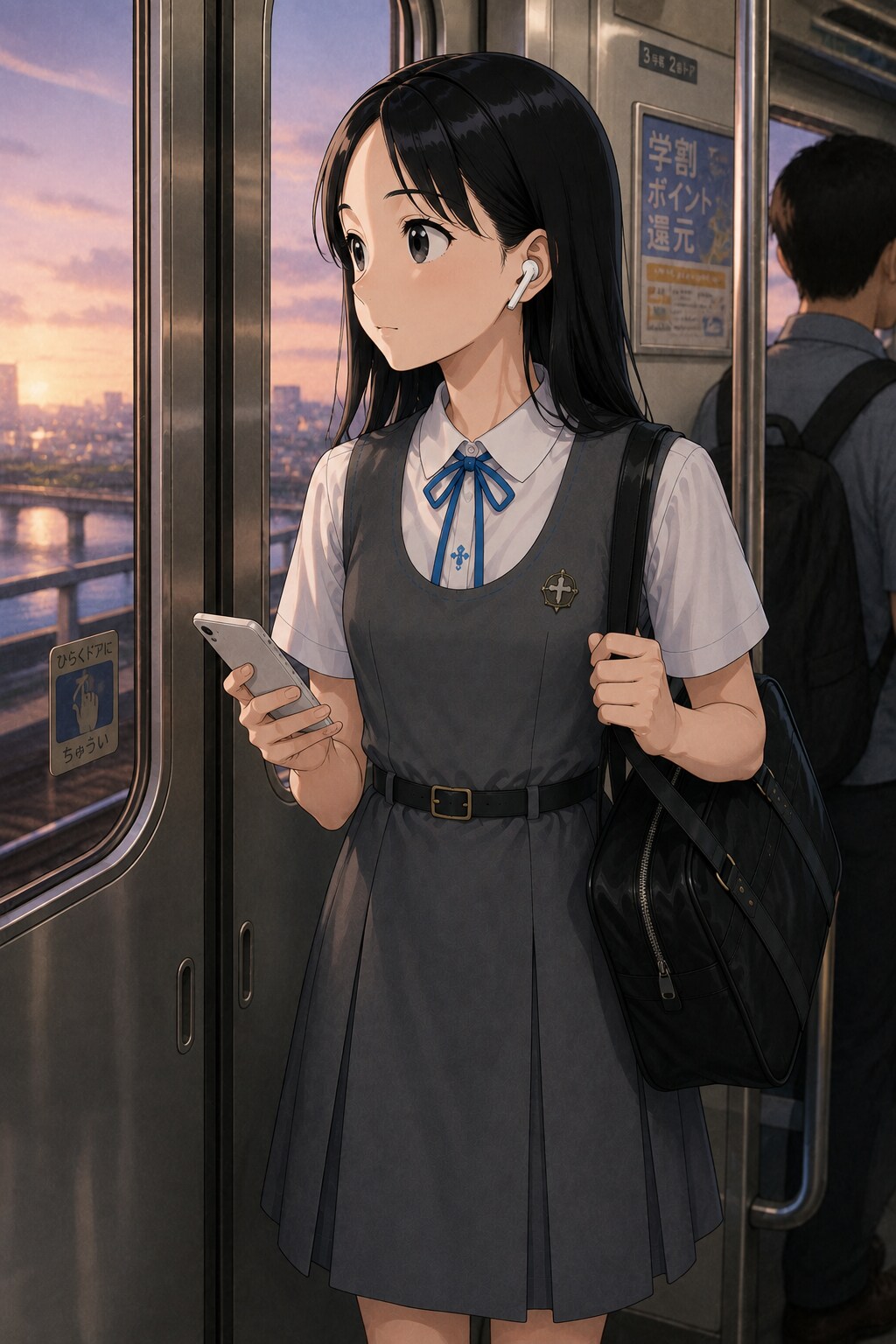 架空制服女子４９　美波ちゃん | の人気AIイラスト・グラビア
