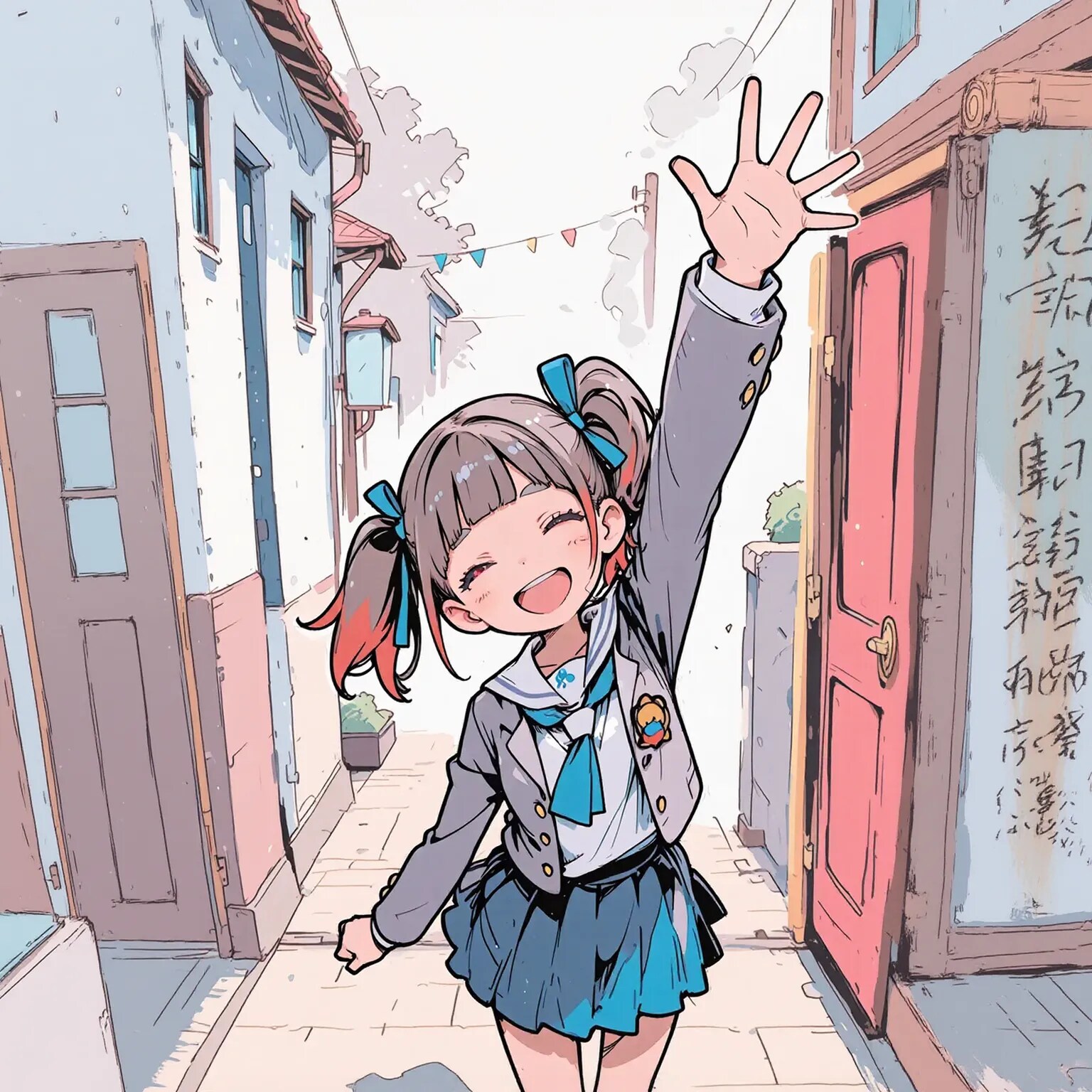 「まぁたねぇ〜 初詣、約束だよ！」 | の人気AIイラスト・グラビア