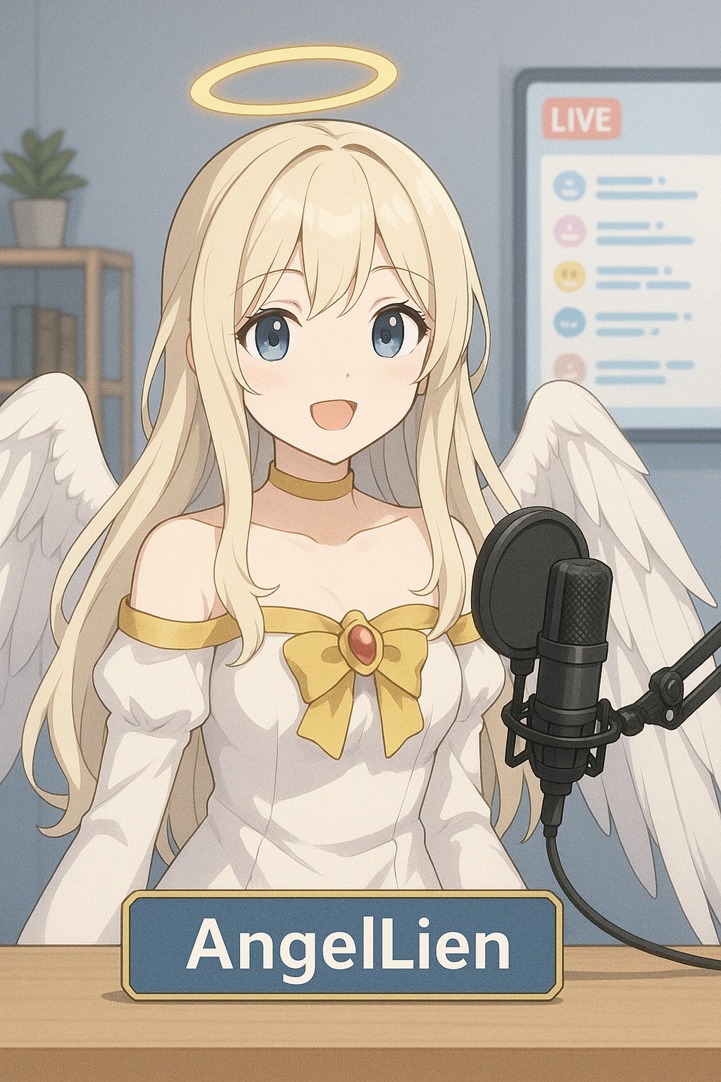 エンジェル・リエン、天使のVTuberデビュー！