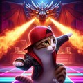 辰の怒りを買う猫 2枚目