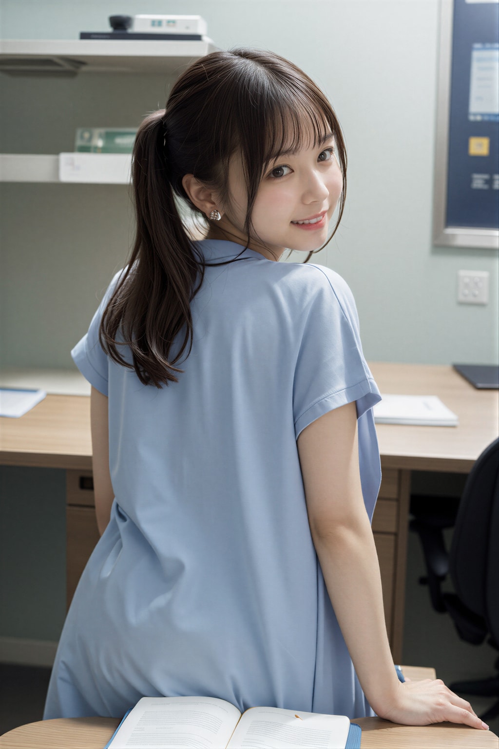 研究室の女の子