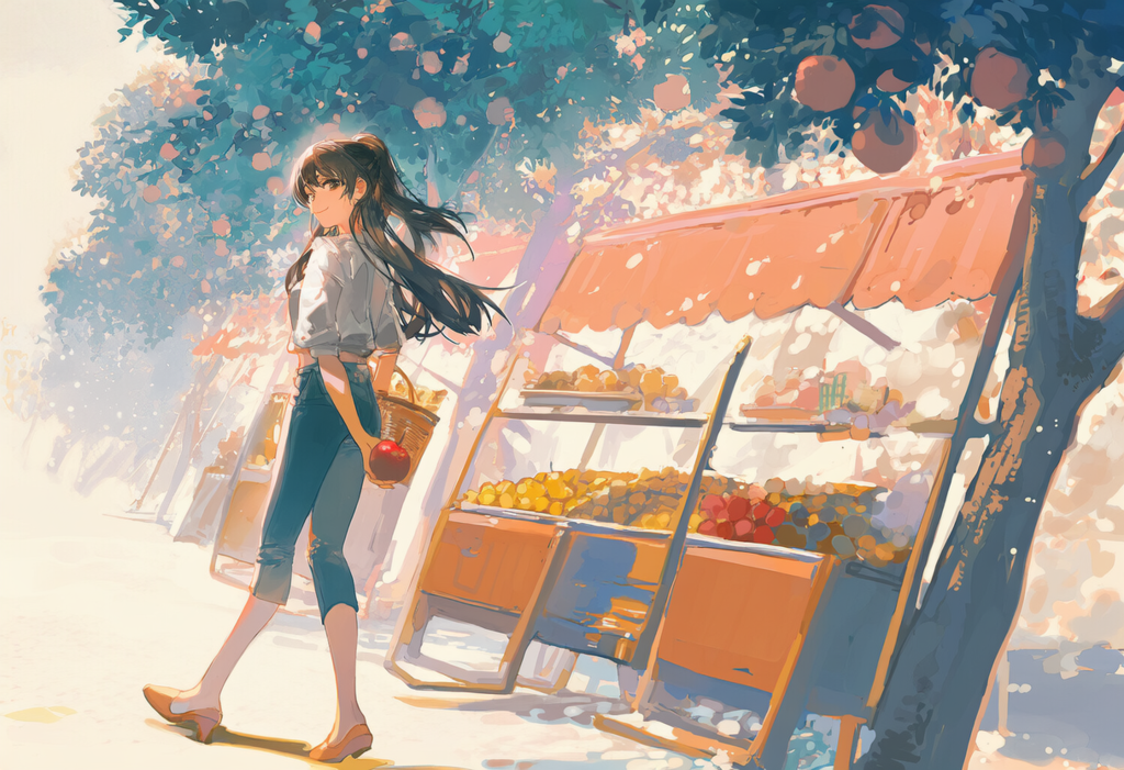 りんごを頂きます！