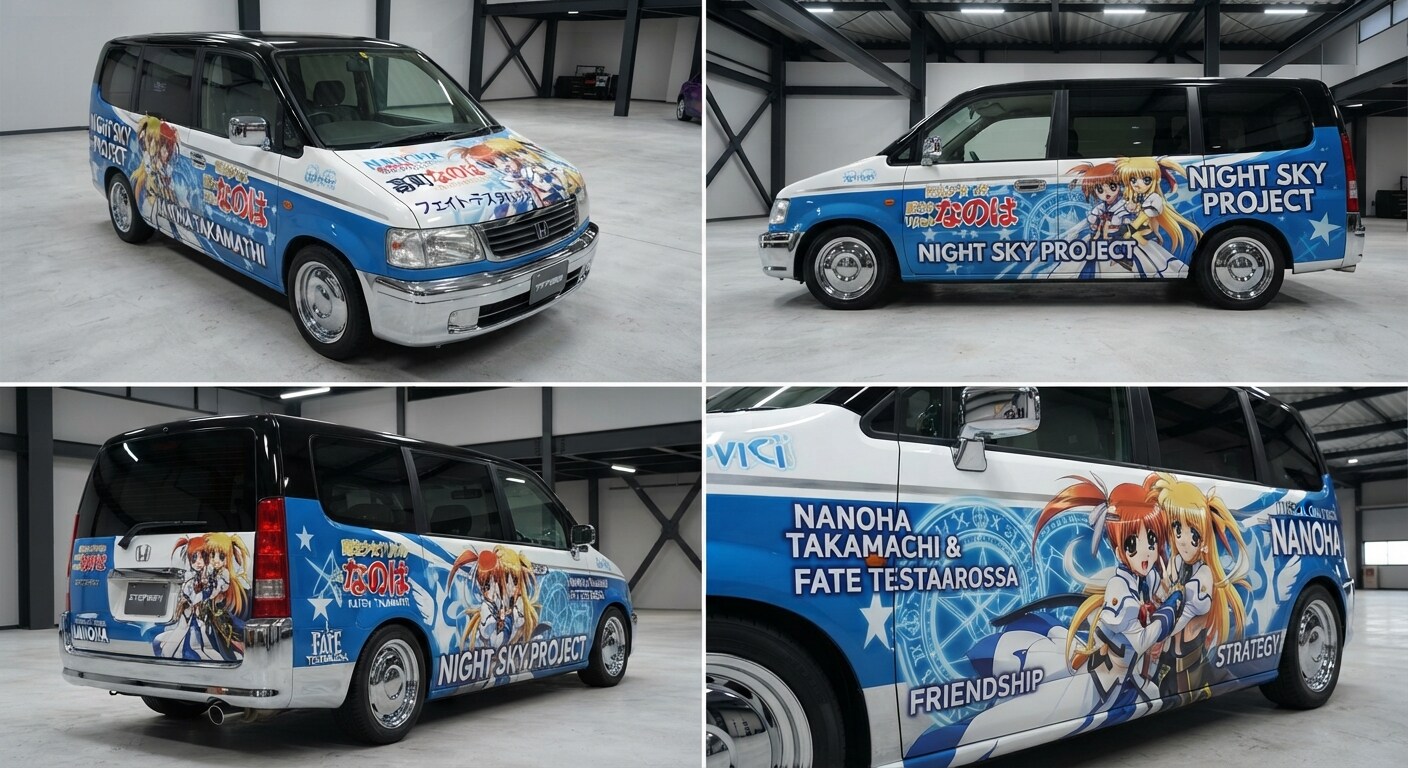 魔法少女リリカルなのは痛車ステップワゴン | の人気AIイラスト・グラビア