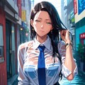 夕立とネクタイ 2枚目