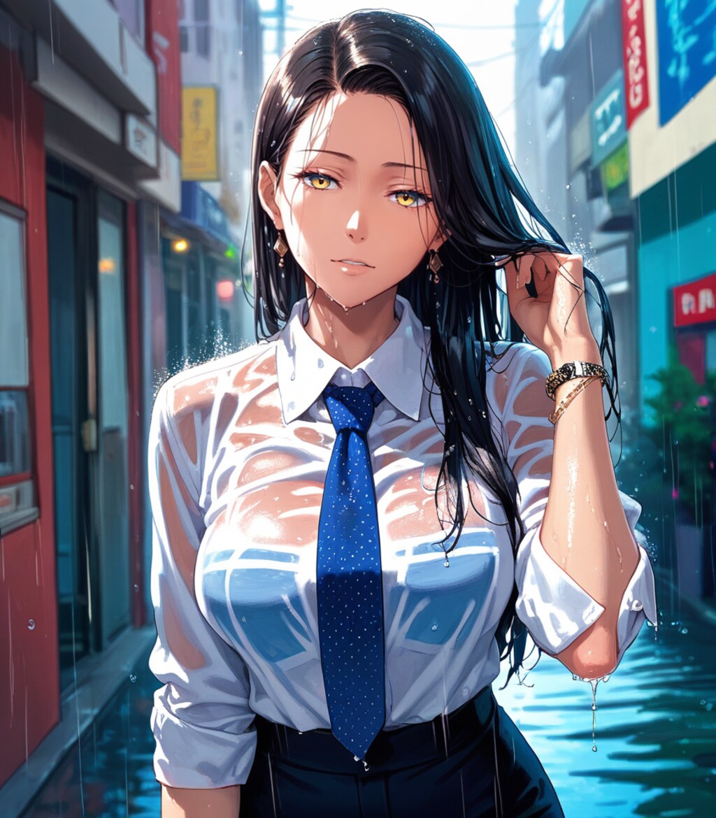 夕立とネクタイ