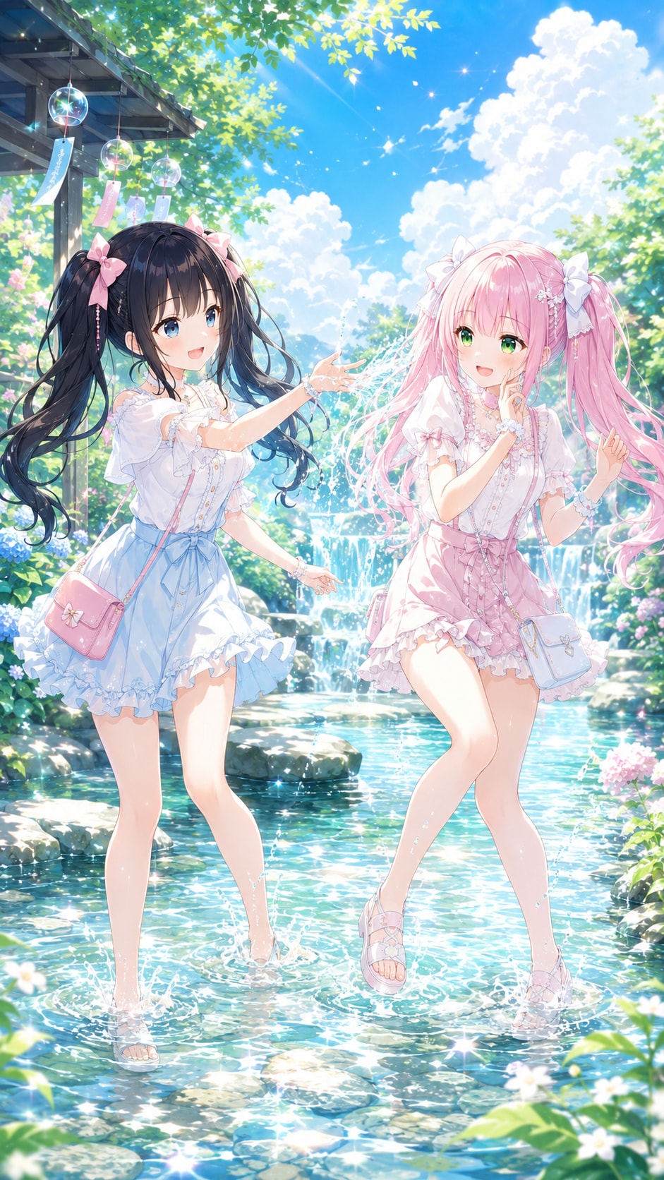 明確なテーマはないけど、とにかく涼しそうなイラストを作ってみた【1/4】