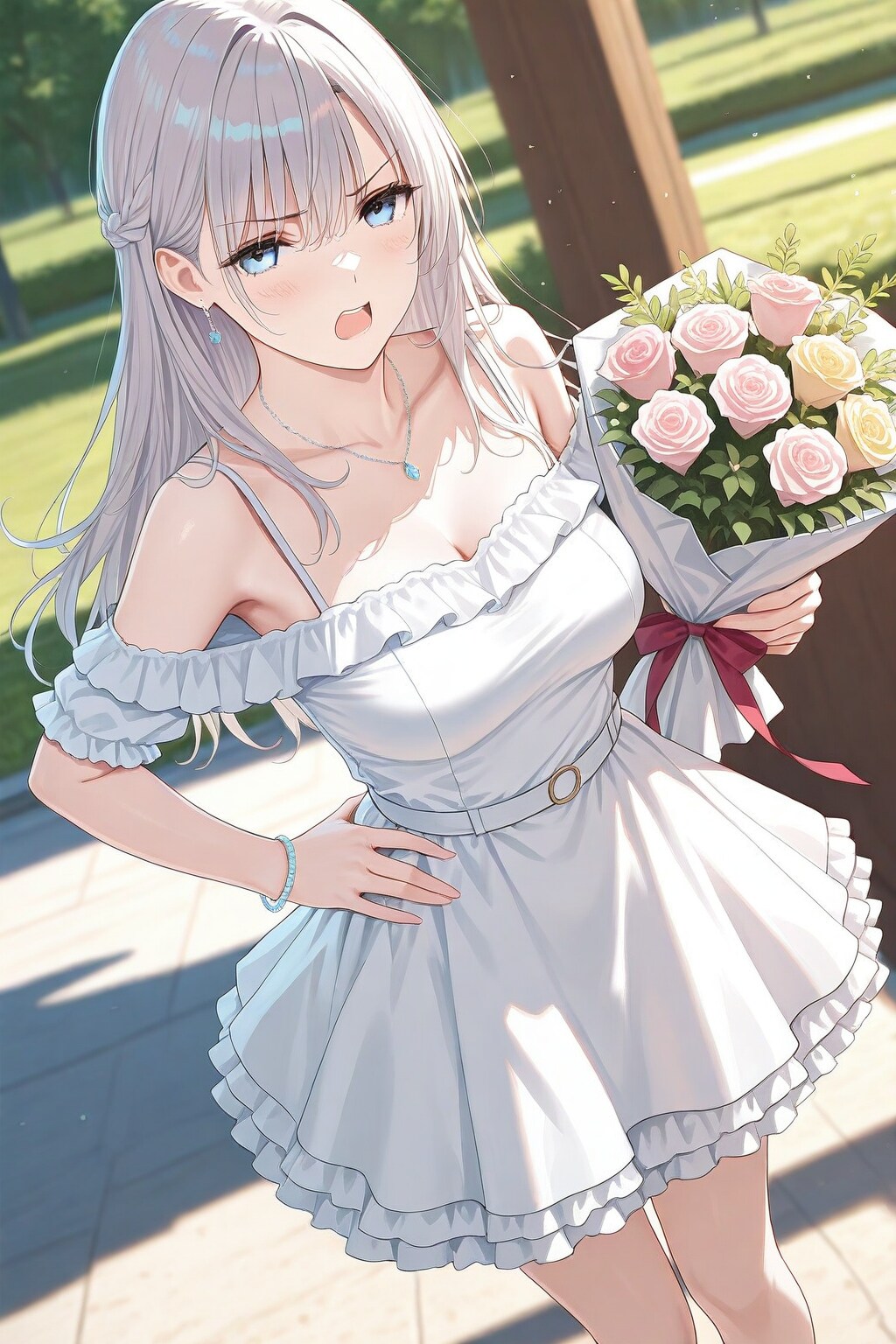 感謝しているツンデレさん