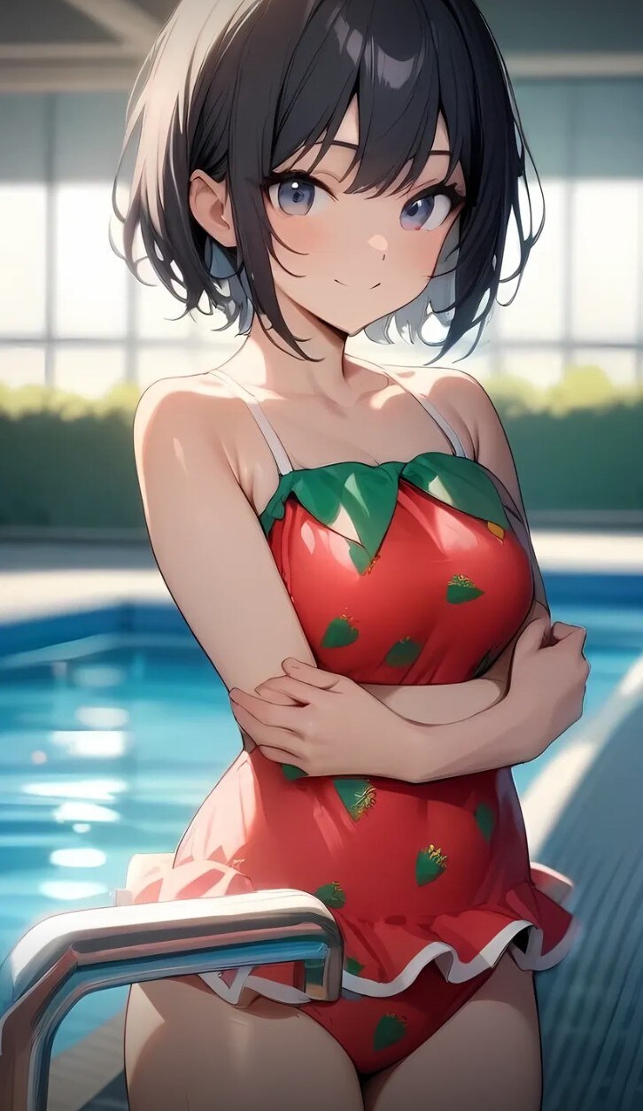 イチゴの水着