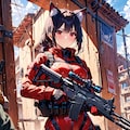 猫耳娘と銃戦 2枚目