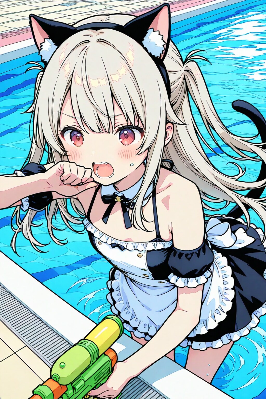 ベヒモス銀音ちゃん(水鉄砲バトル)