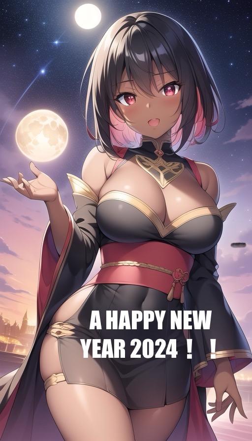 2024年年賀状イラスト＋α