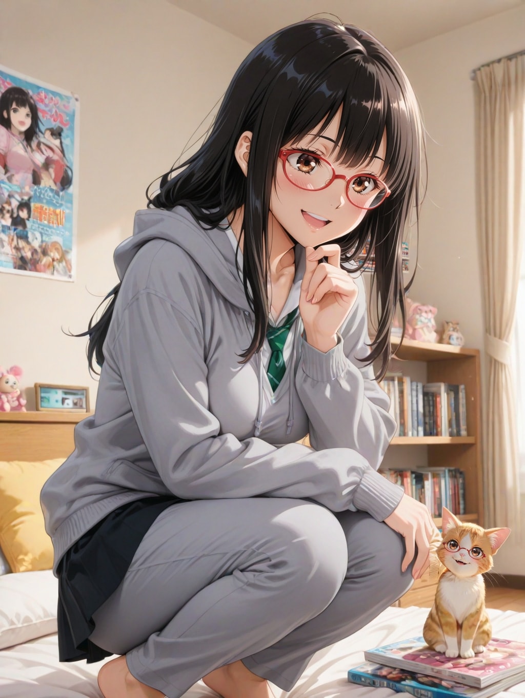 よその子今給黎結月さん（と子猫）