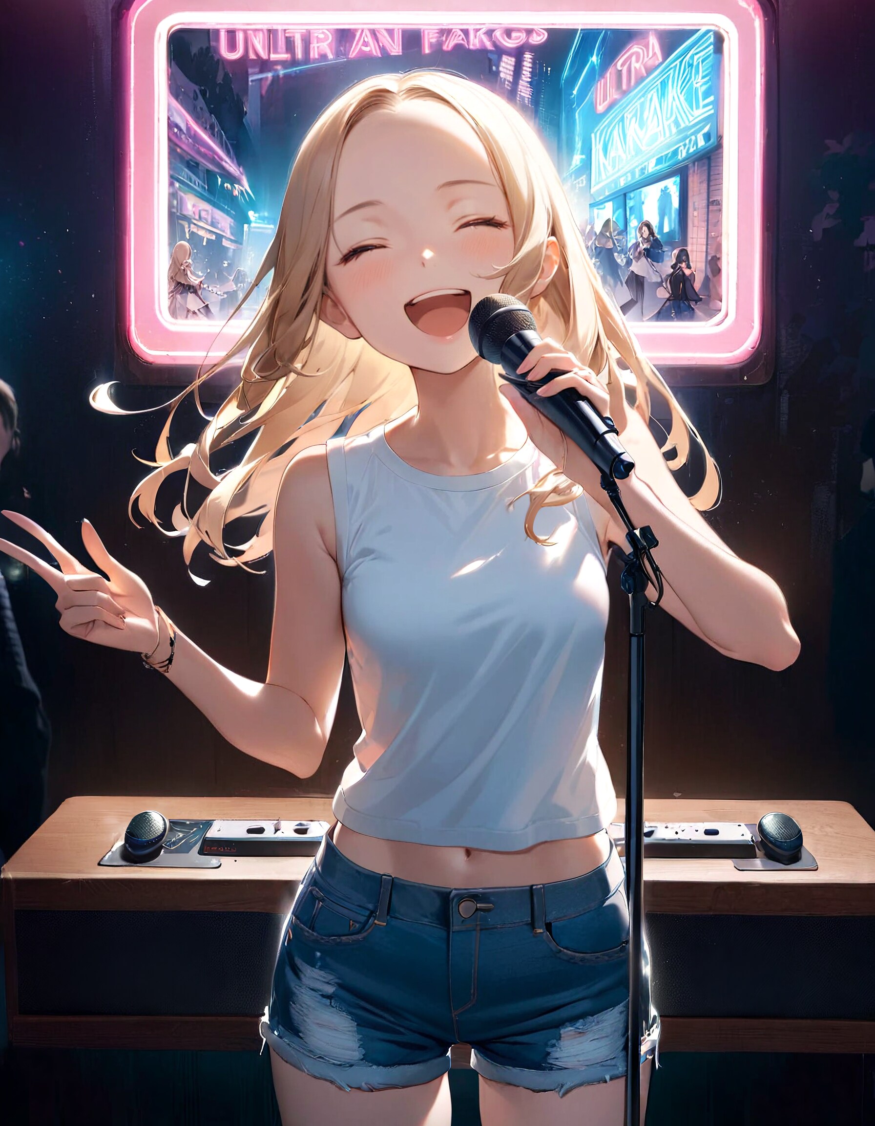 マイクパフォーマンスいっきま～す！