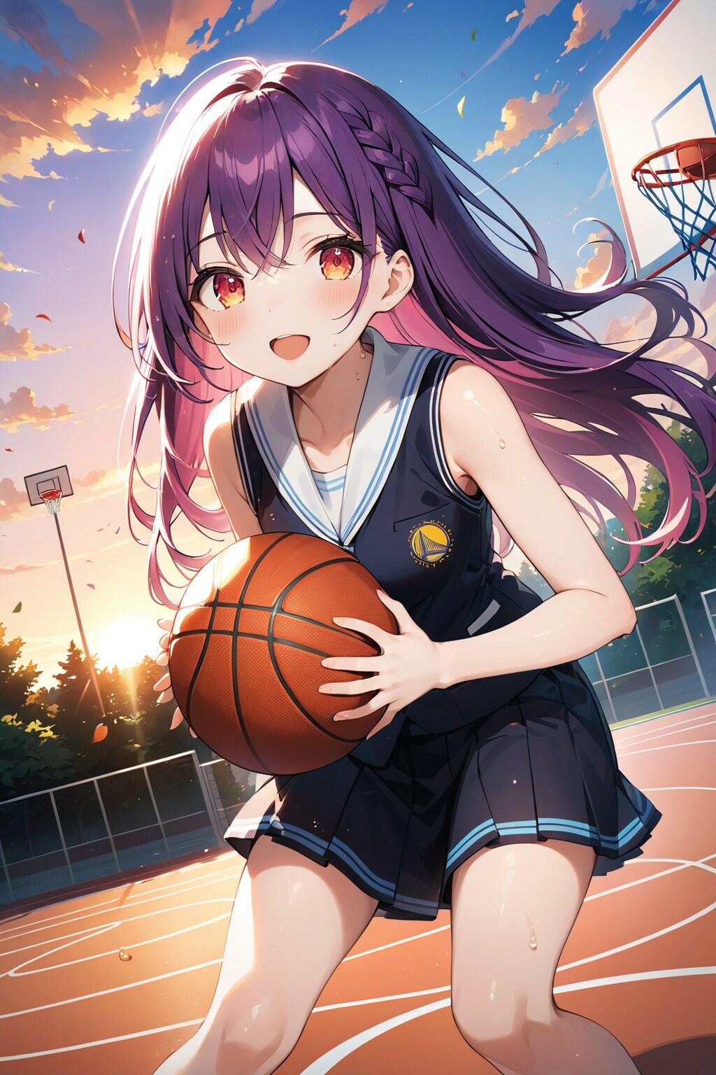 青春のバスケ