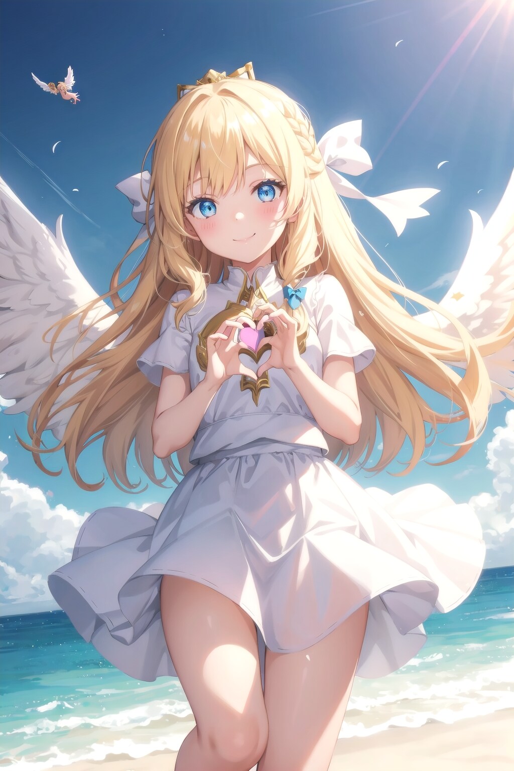 ♥️🩵