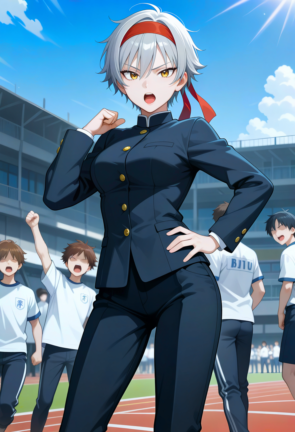 王子様系女子が学ランを着たので