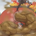 トレーナーに向かって大量脱糞するエンブオー 4枚目