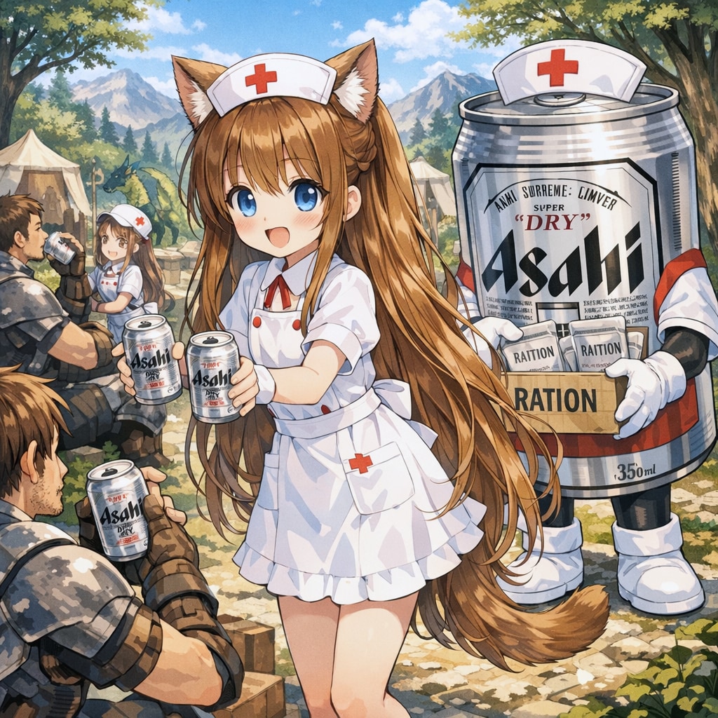 異世界で救援をする小さな女の子