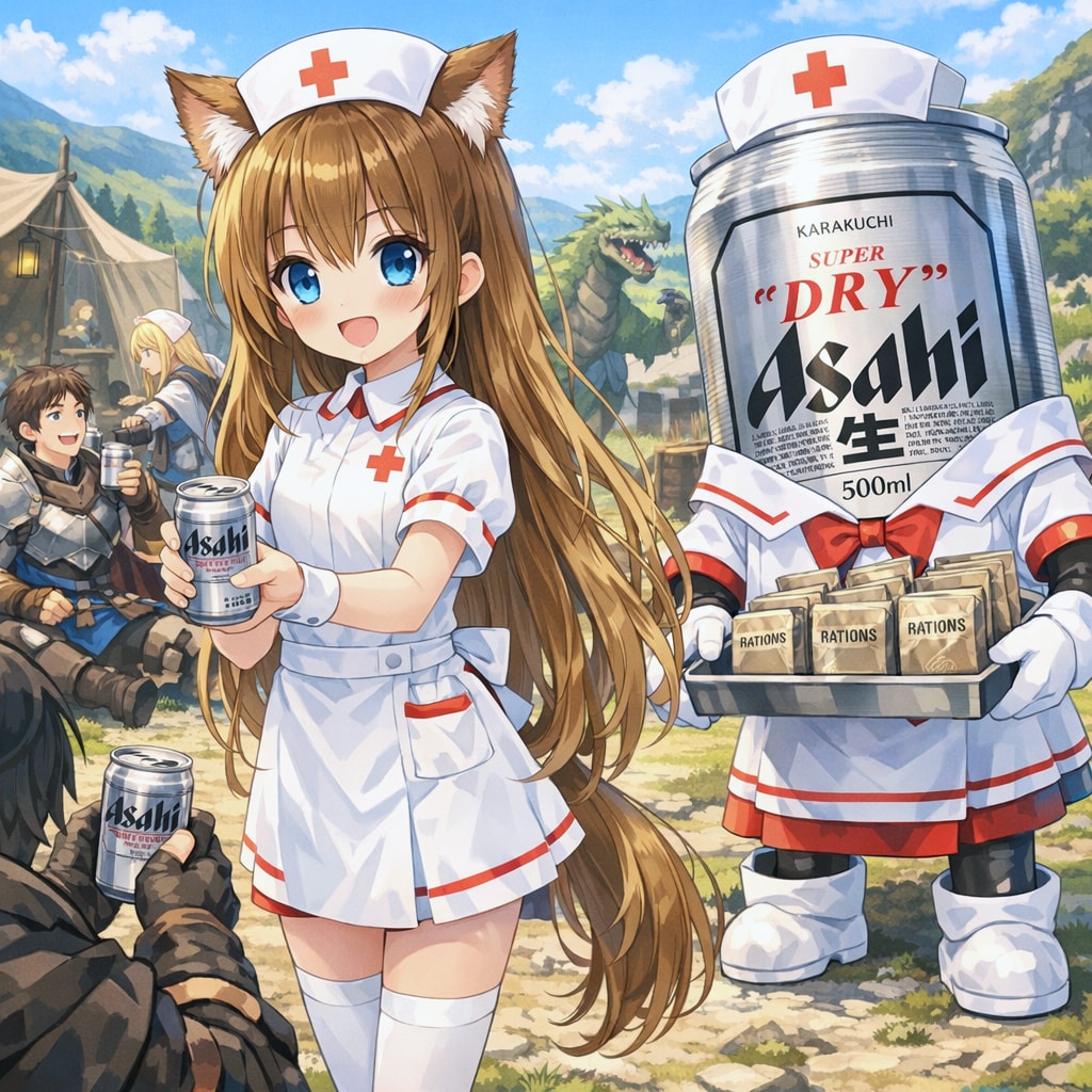 異世界で救援をする小さな女の子