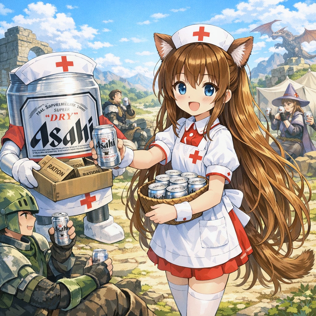 異世界で救援をする小さな女の子