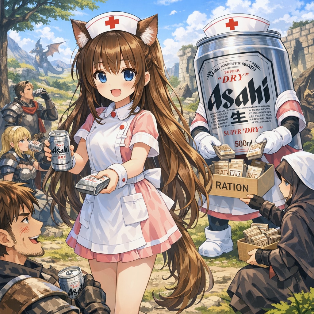 異世界で救援をする小さな女の子