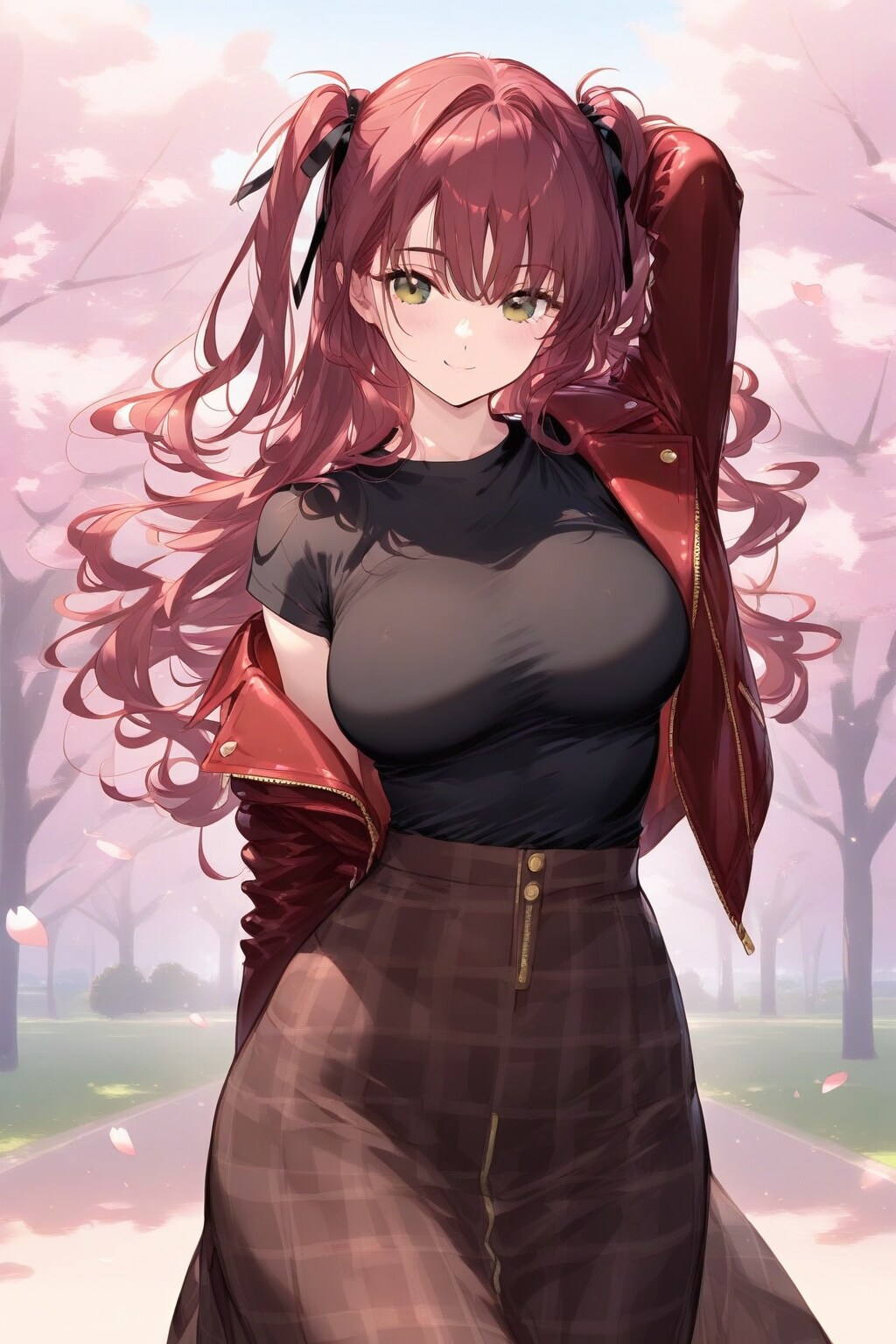 赤髪ちゃんと桜