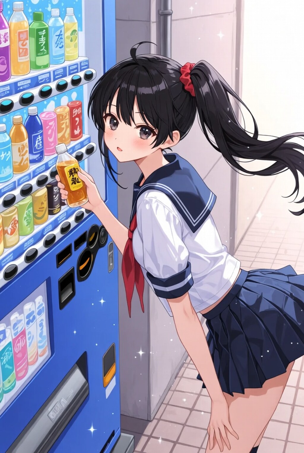 自販機で買い物