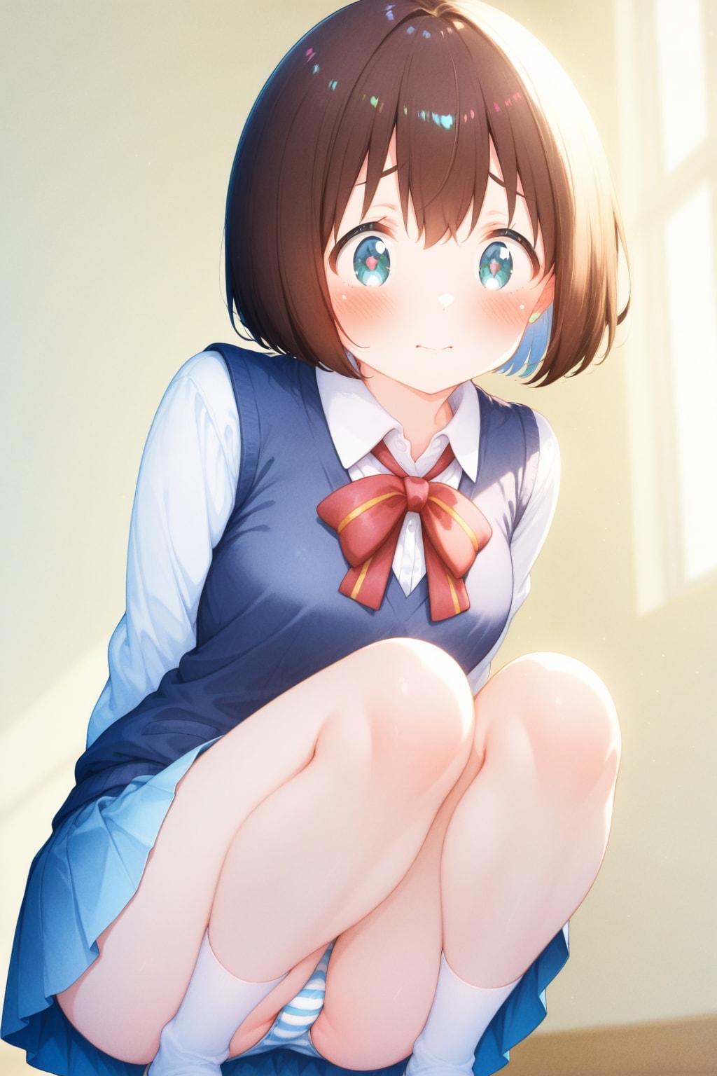 Squatting Girl