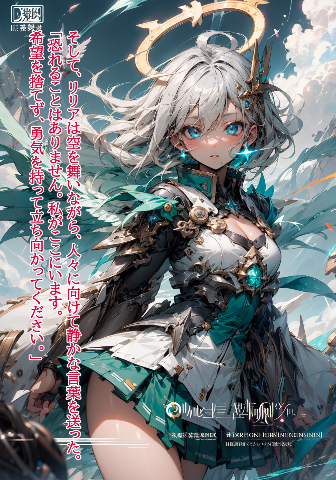 「空を舞う希望の光」
