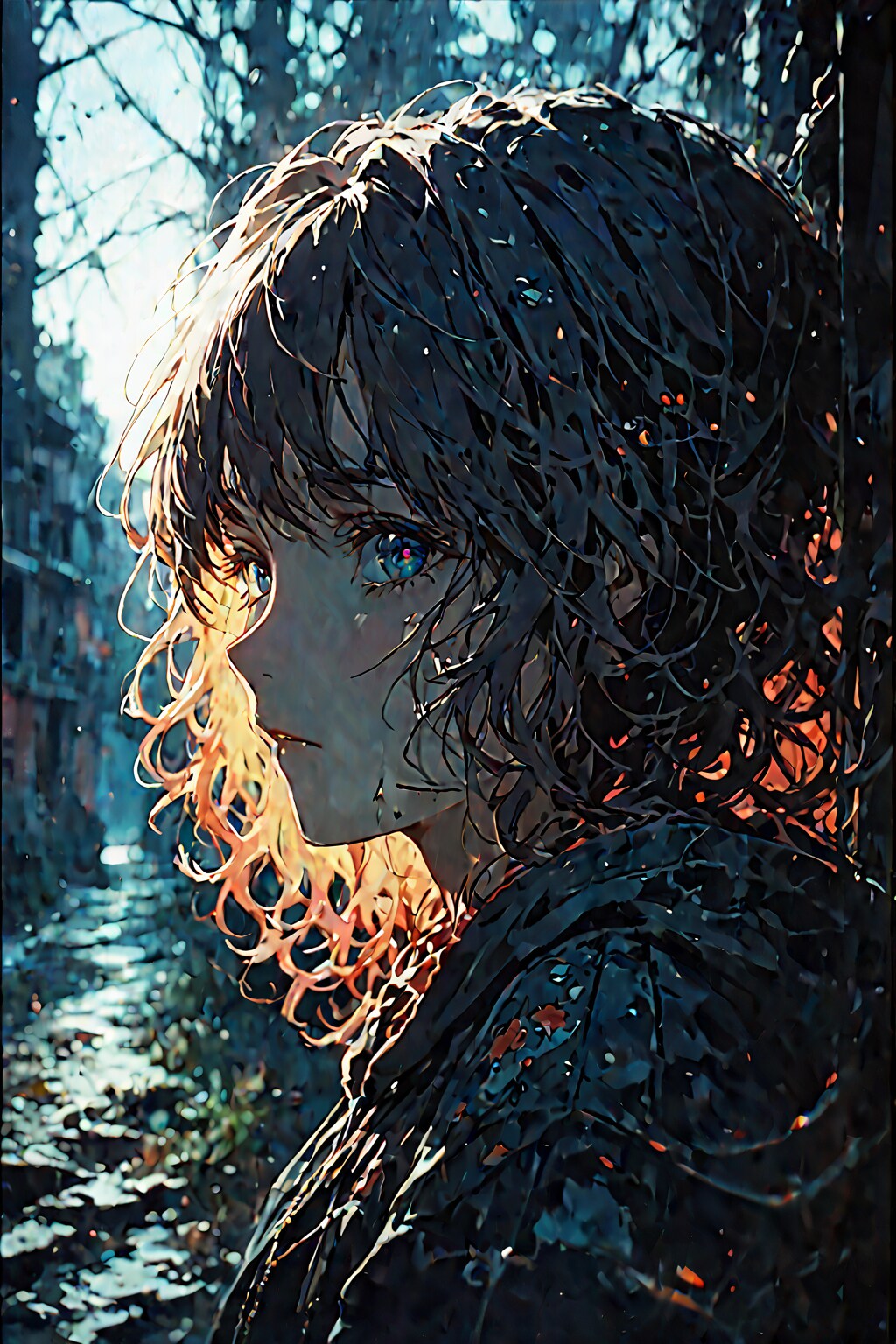 横顔の君