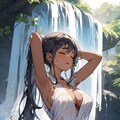 滝で涼もう 8枚目
