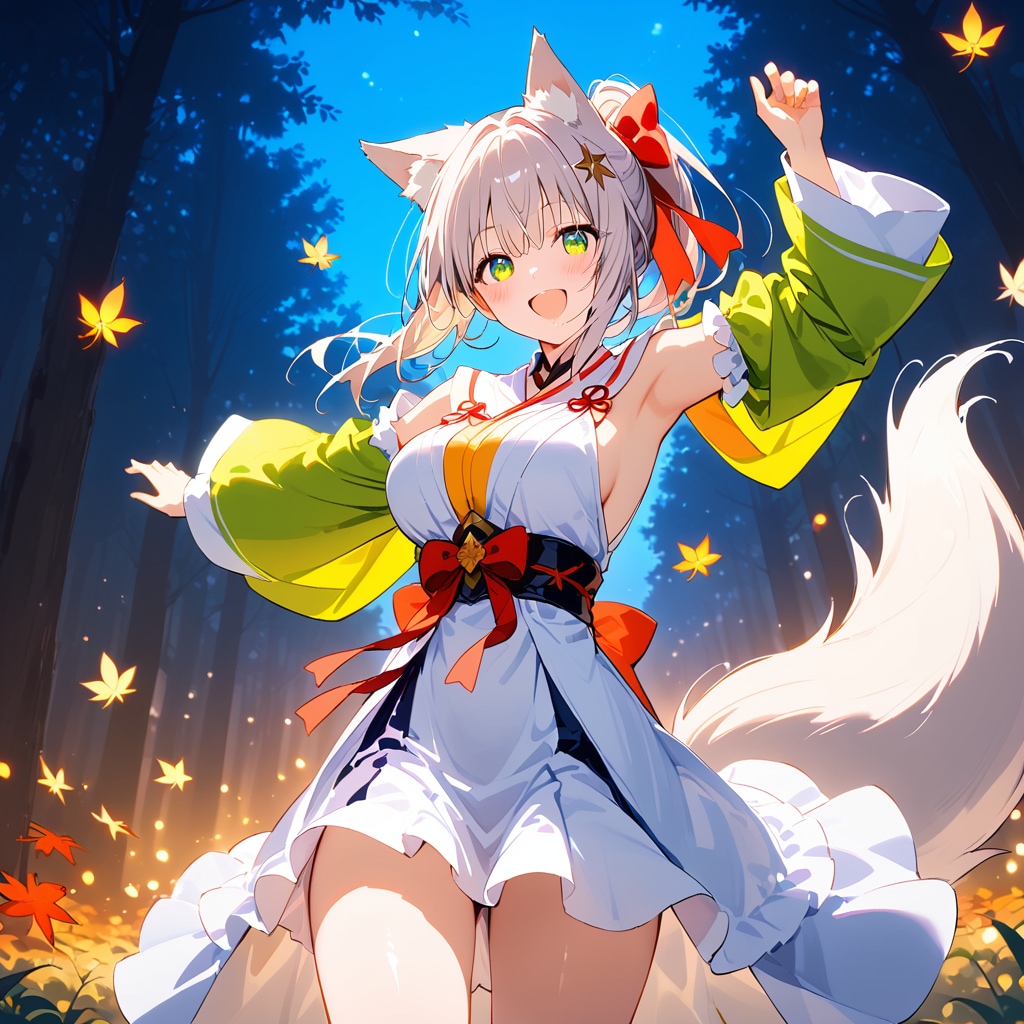 秋の狐娘 | の人気AIイラスト・グラビア