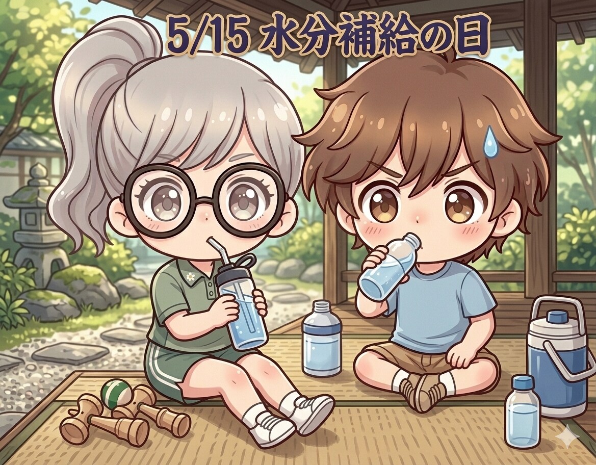 今日は「水分補給の日」 | の人気AIイラスト・グラビア
