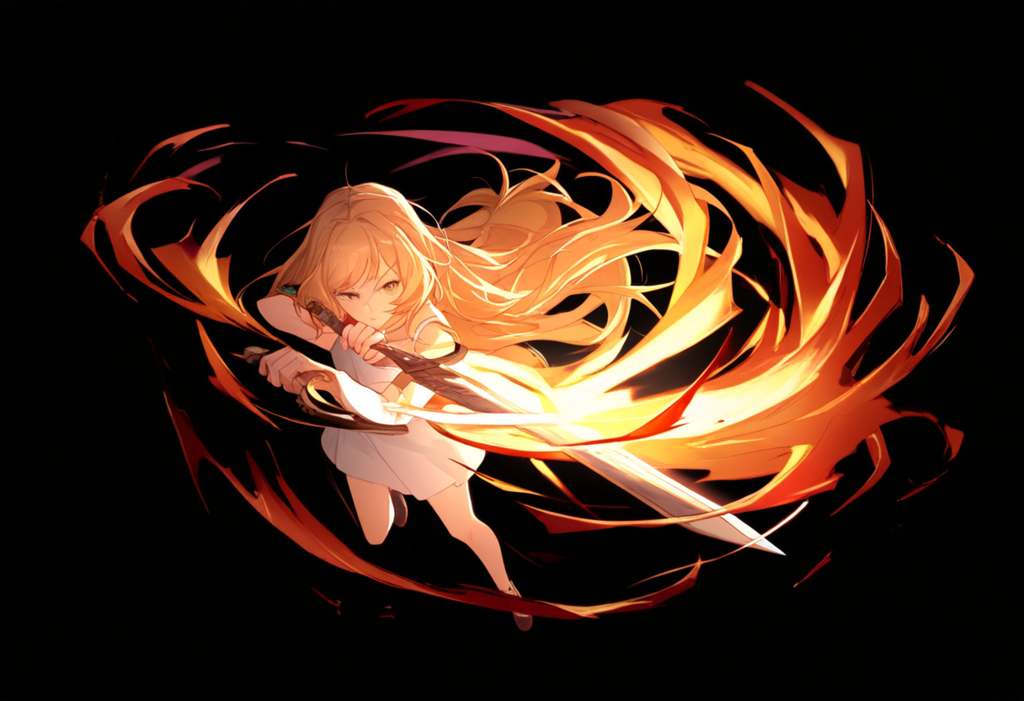 闇夜も薙ぐ、その太刀筋。