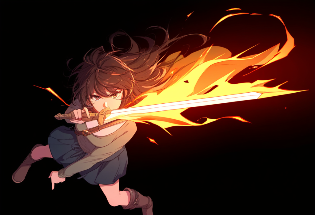 闇夜も薙ぐ、その太刀筋。