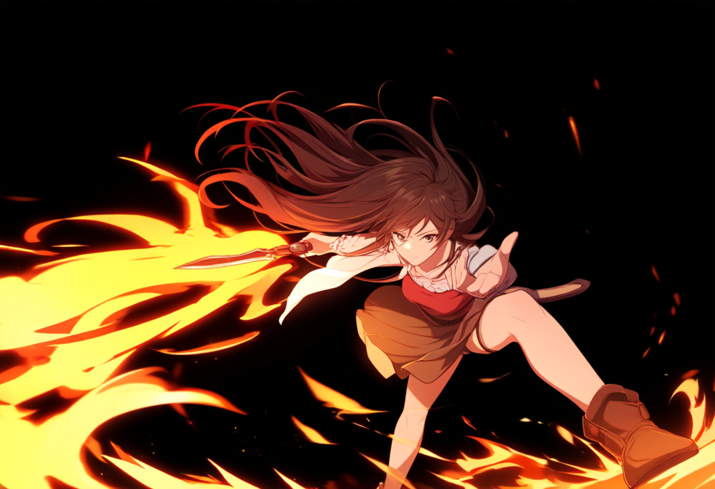 闇夜も薙ぐ、その太刀筋。