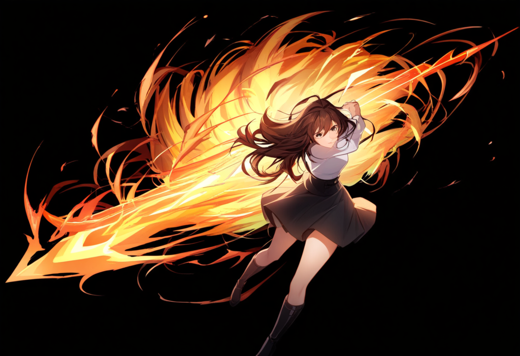 闇夜も薙ぐ、その太刀筋。