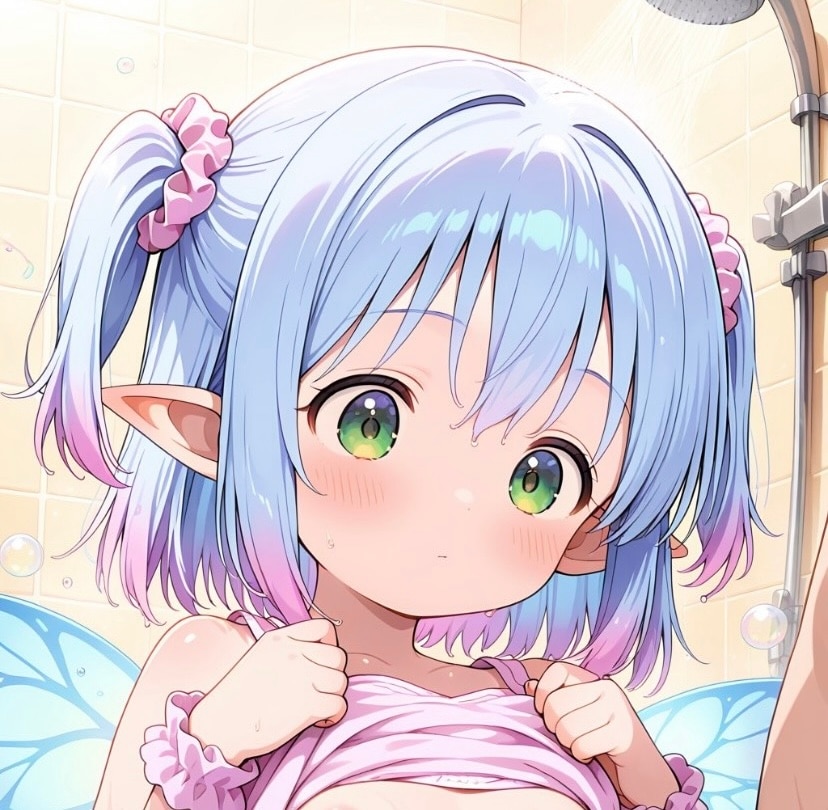 たくし上げ☆