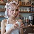 カフェでバイトの君 9枚目