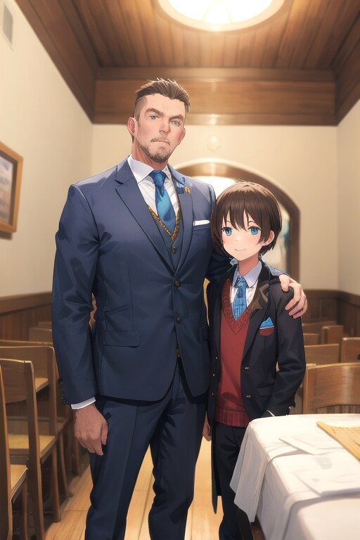 ポプラ並木通りでの晩餐会 | の人気AIイラスト・グラビア