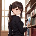 図書室でパンチラ 4枚目
