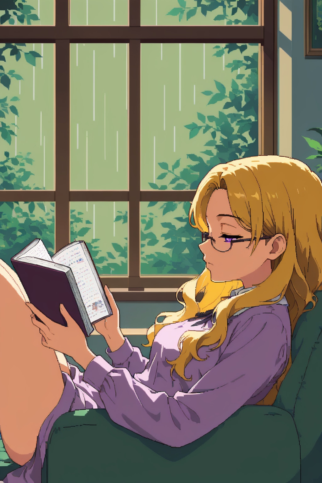 雨の日には読書