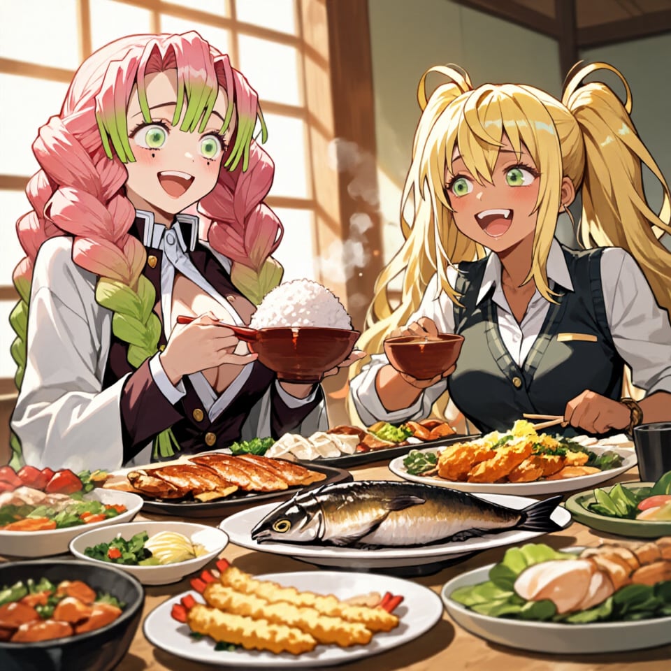 恋する大食娘 | の人気AIイラスト・グラビア