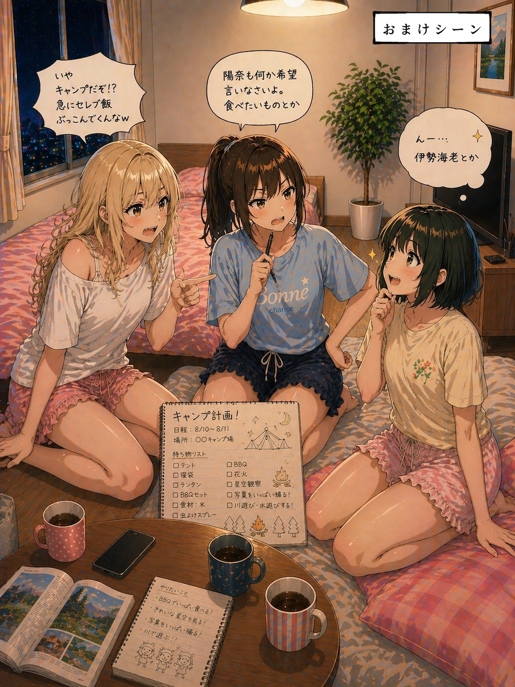 ＃６キャンプどこ行く？