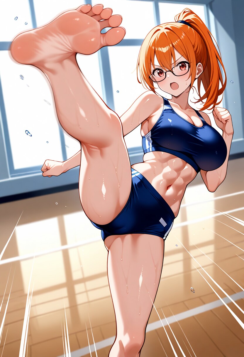 【今日の腹筋】鋭いハイキック