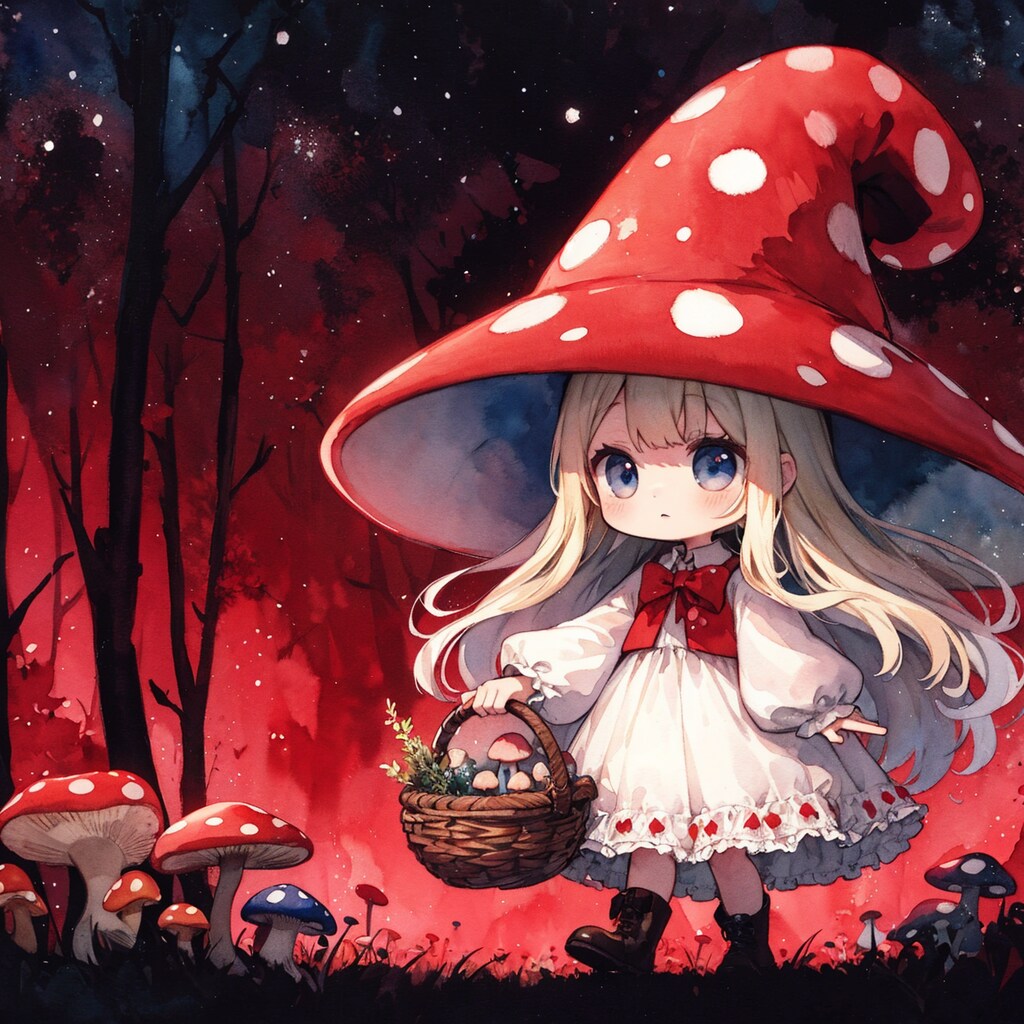 キノコの森の魔女