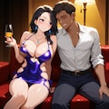 夜出掛ける妻をつけたら 3枚目