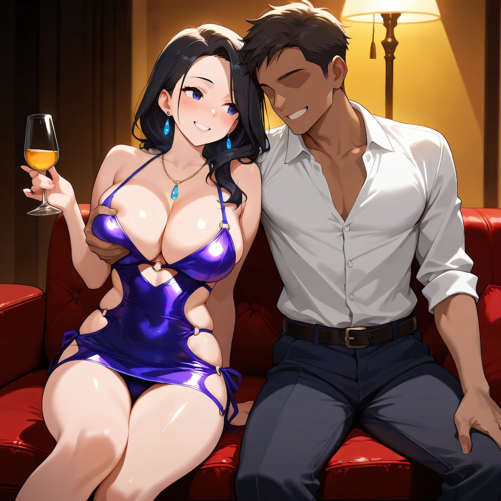 夜出掛ける妻をつけたら
