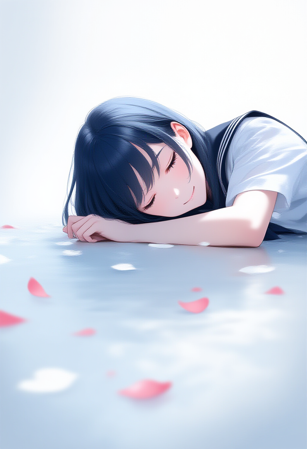 うたた寝の微笑