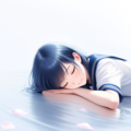 うたた寝の微笑 2枚目